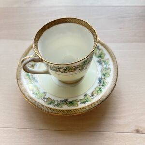 Vintage Occupied Japan Tea Cup and Saucer -Orchard pattern